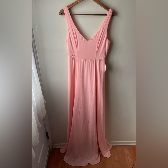 SHOW me your mumu Jenn maxi dress NWT peach/pink - Picture 6 of 16